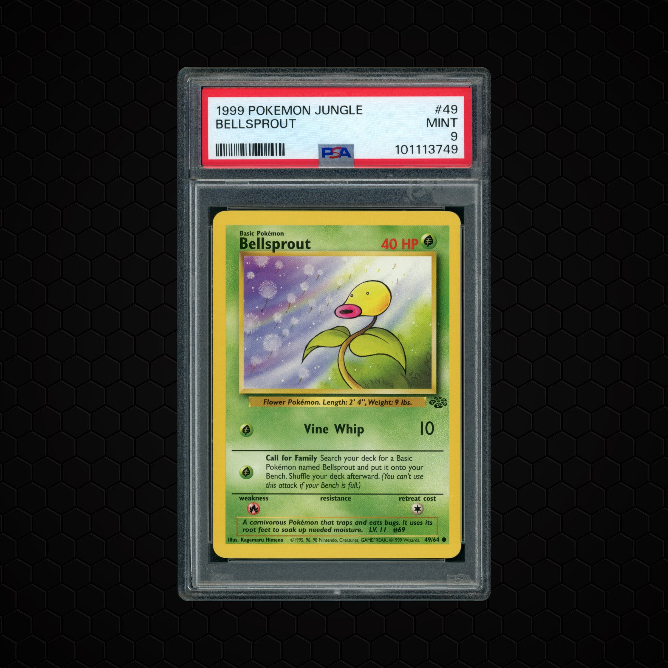 1999 Jungle Bellsprout #49 PSA 9