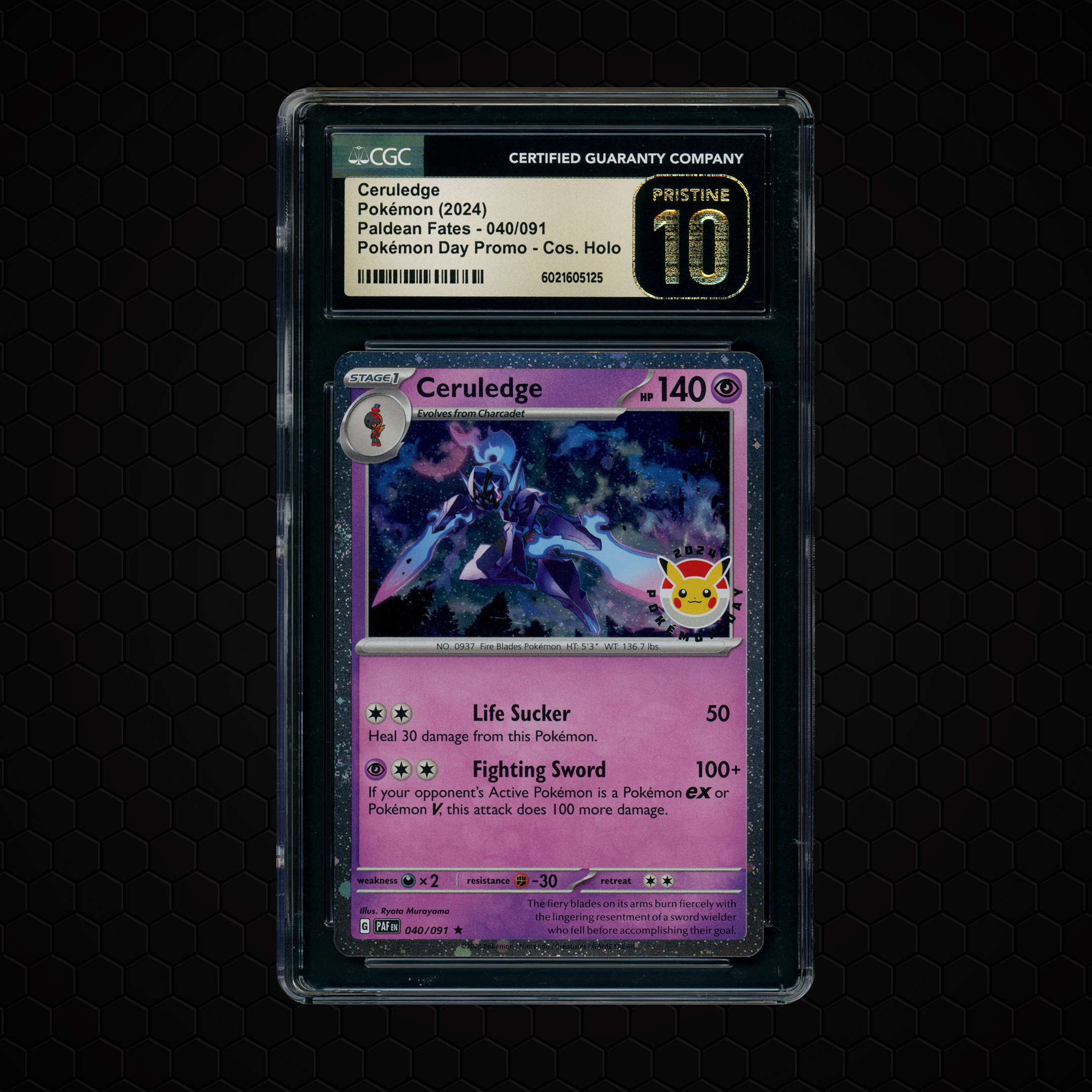 2024 Paldean Fates Ceruledge #40 CGC 10