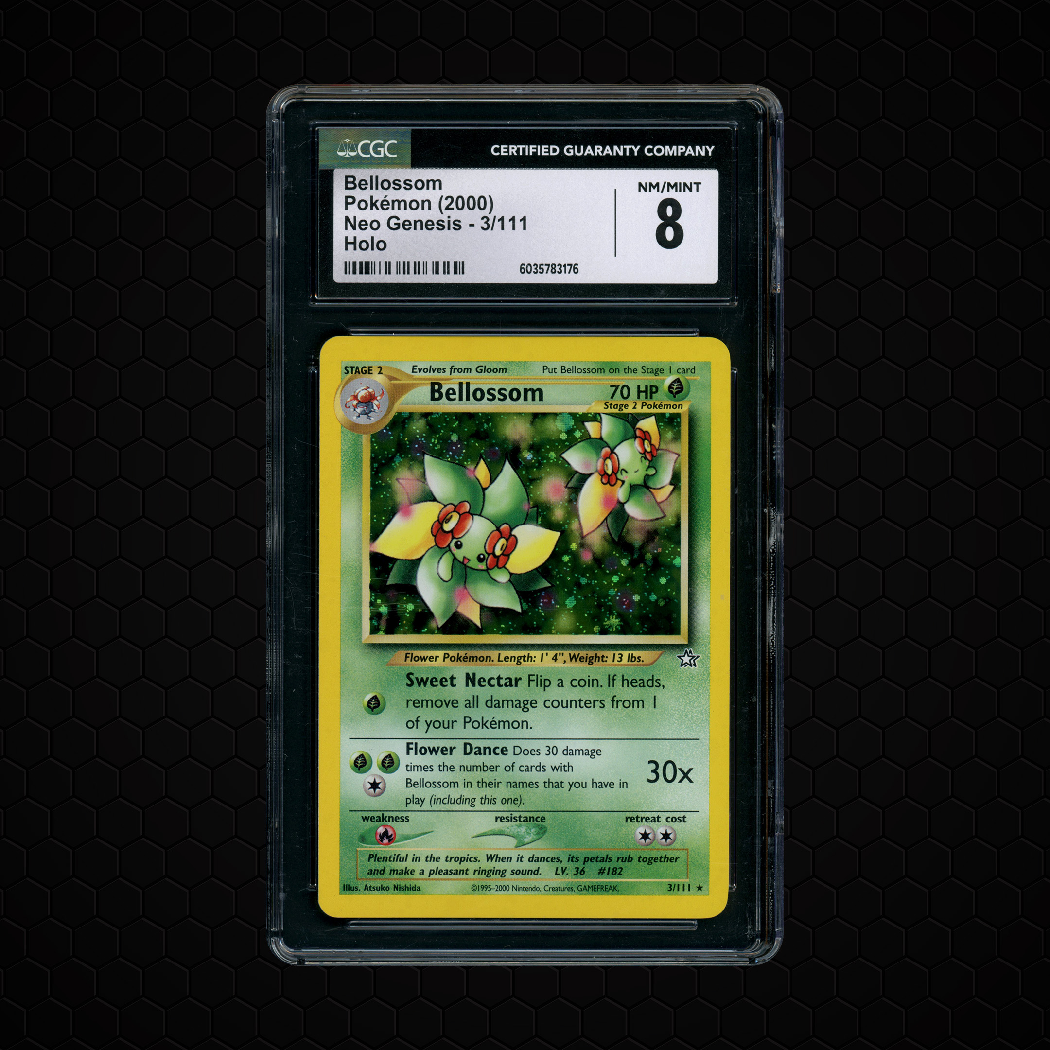 2000 Neo Genesis Bellossom #3 CGC 8