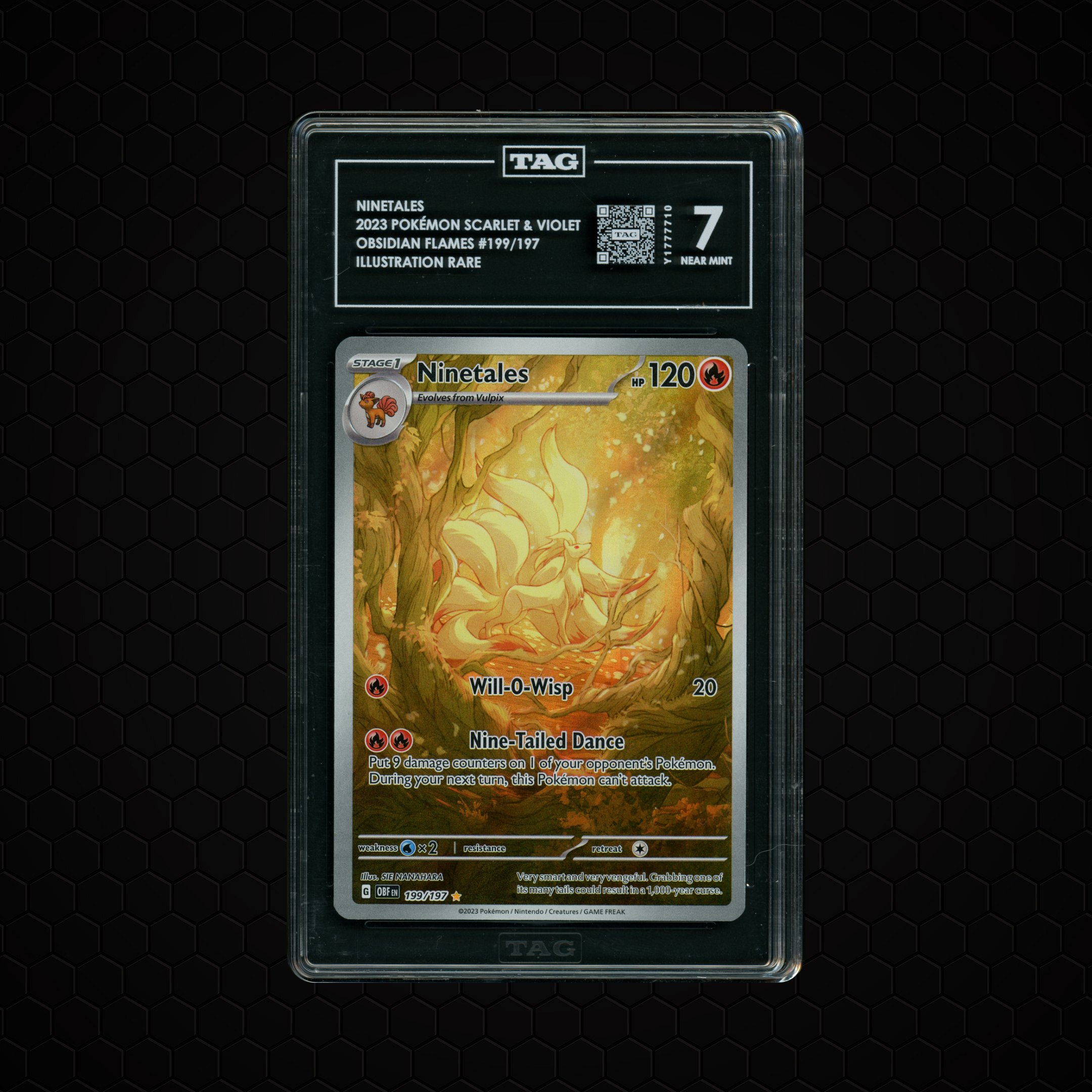 2023 Obsidian Flames Ninetales #199 TAG 7