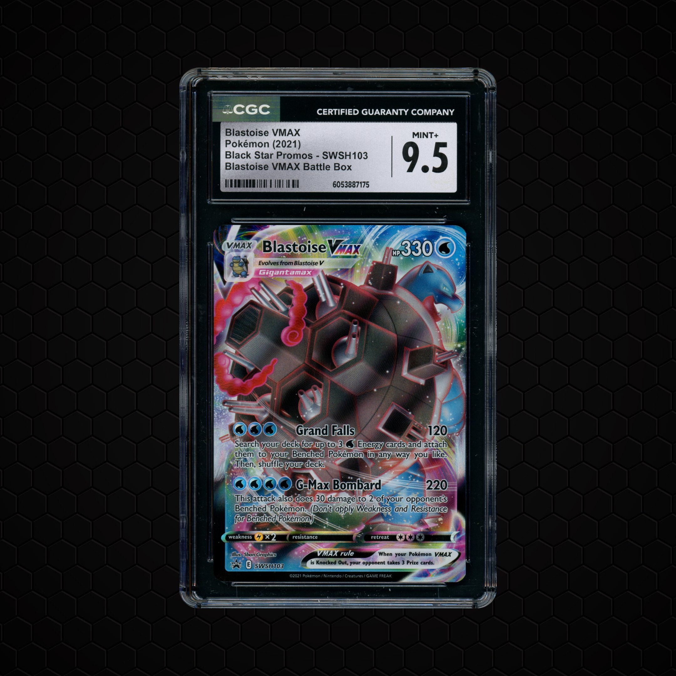 2021 Black Star Promo Blastoise VMAX #SWSH103 CGC 9.5