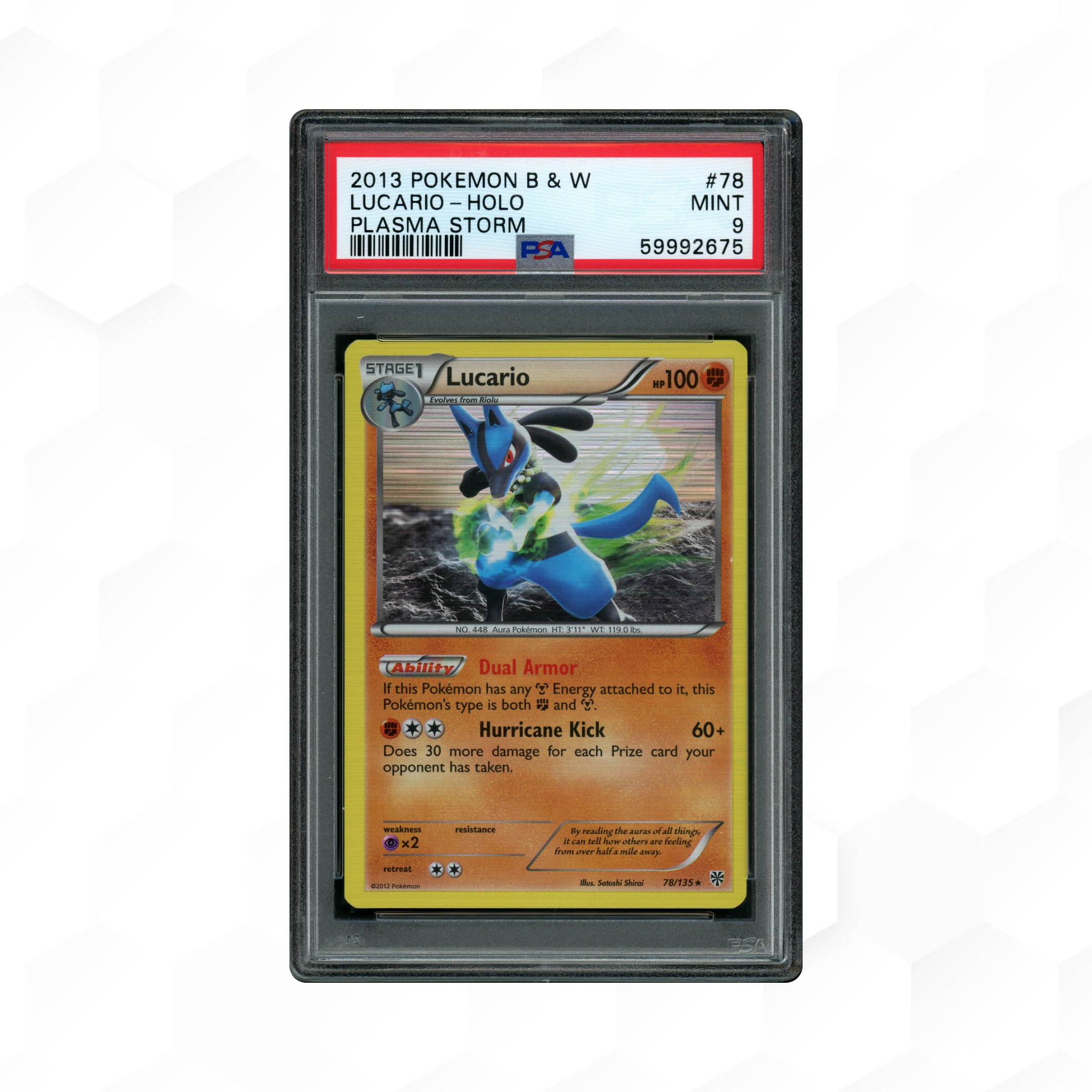 2013 Plasma Blast Dialga EX #99 PSA 9 - 12632
