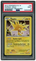 2013 Legendary Treasures Zapdos EX #46 PSA 9 on Beezie.