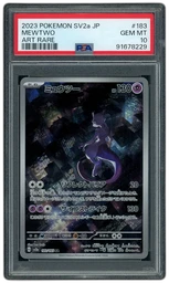 2023 Japanese Pokemon 151 Mewtwo #183 PSA 10 on Beezie.