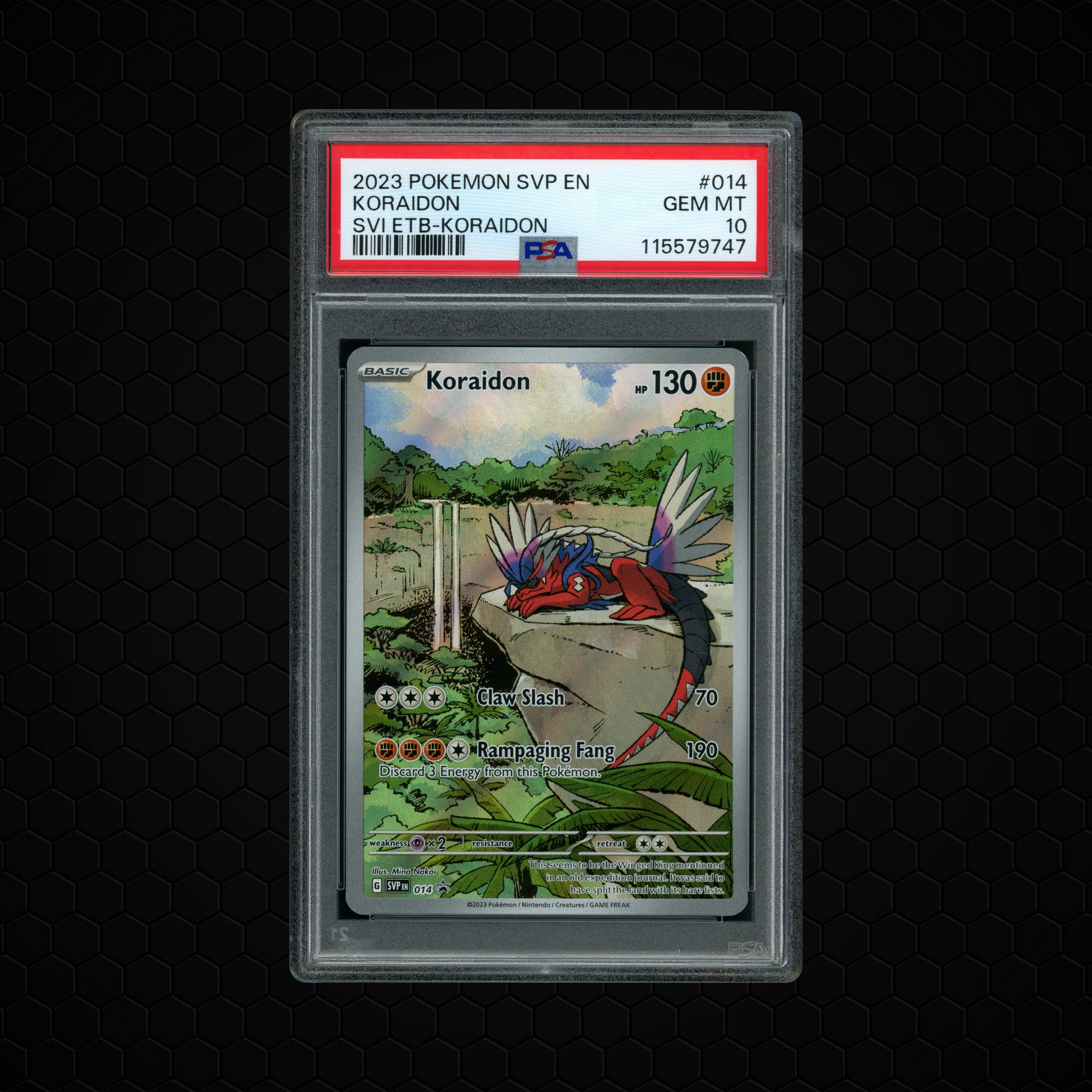 2023 Black Star Promo Koraidon #14 PSA 10