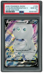 2020 Vivid Voltage Galarian Darmanitan V #169 PSA 10 on Beezie.