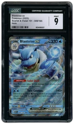 2023 Pokemon 151 Blastoise EX #9 CGC 9 on Beezie.