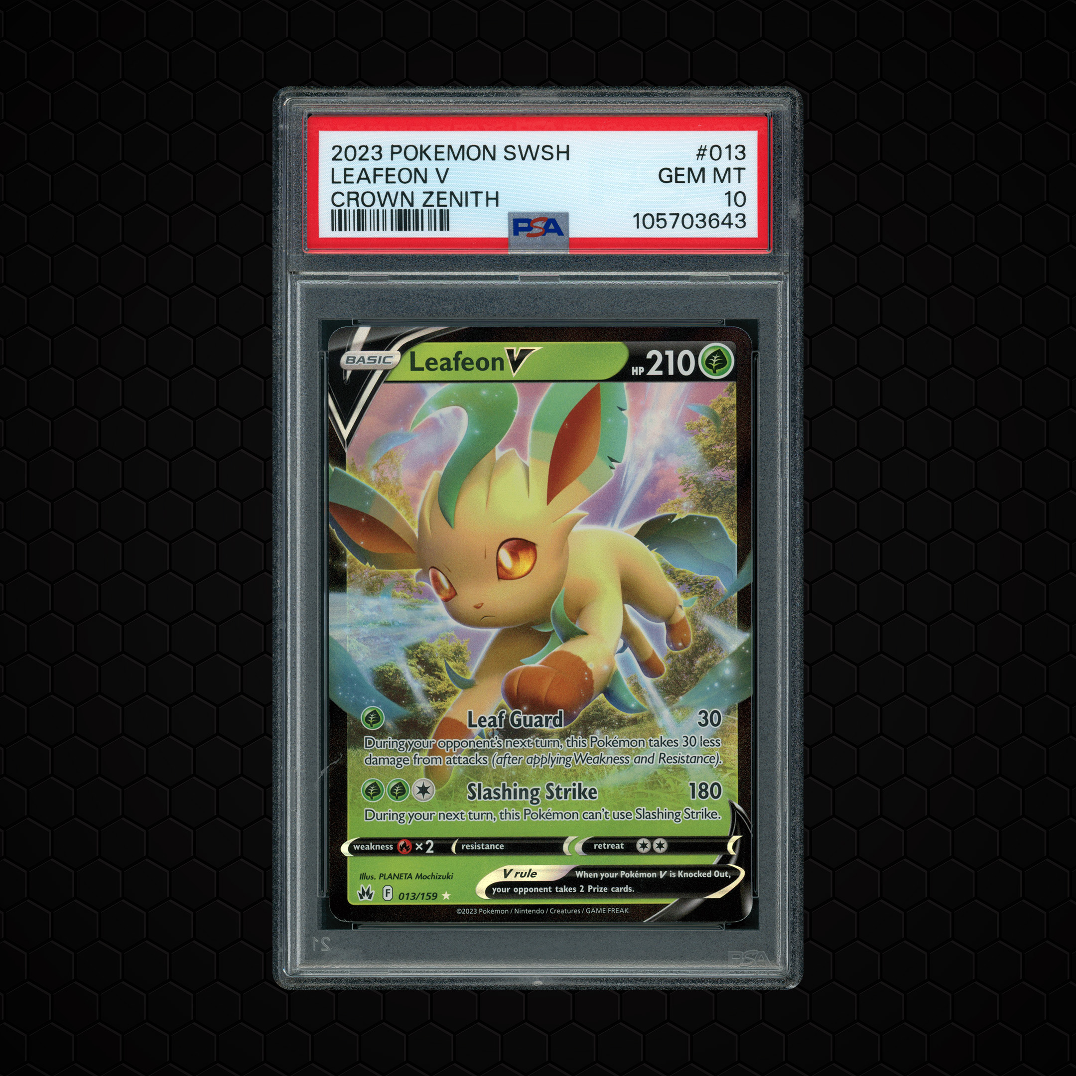 2023 Crown Zenith Leafeon V #13 PSA 10