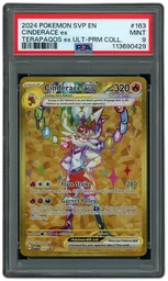 2024 Black Star Promo Cinderace EX #163 PSA 9 on Beezie.