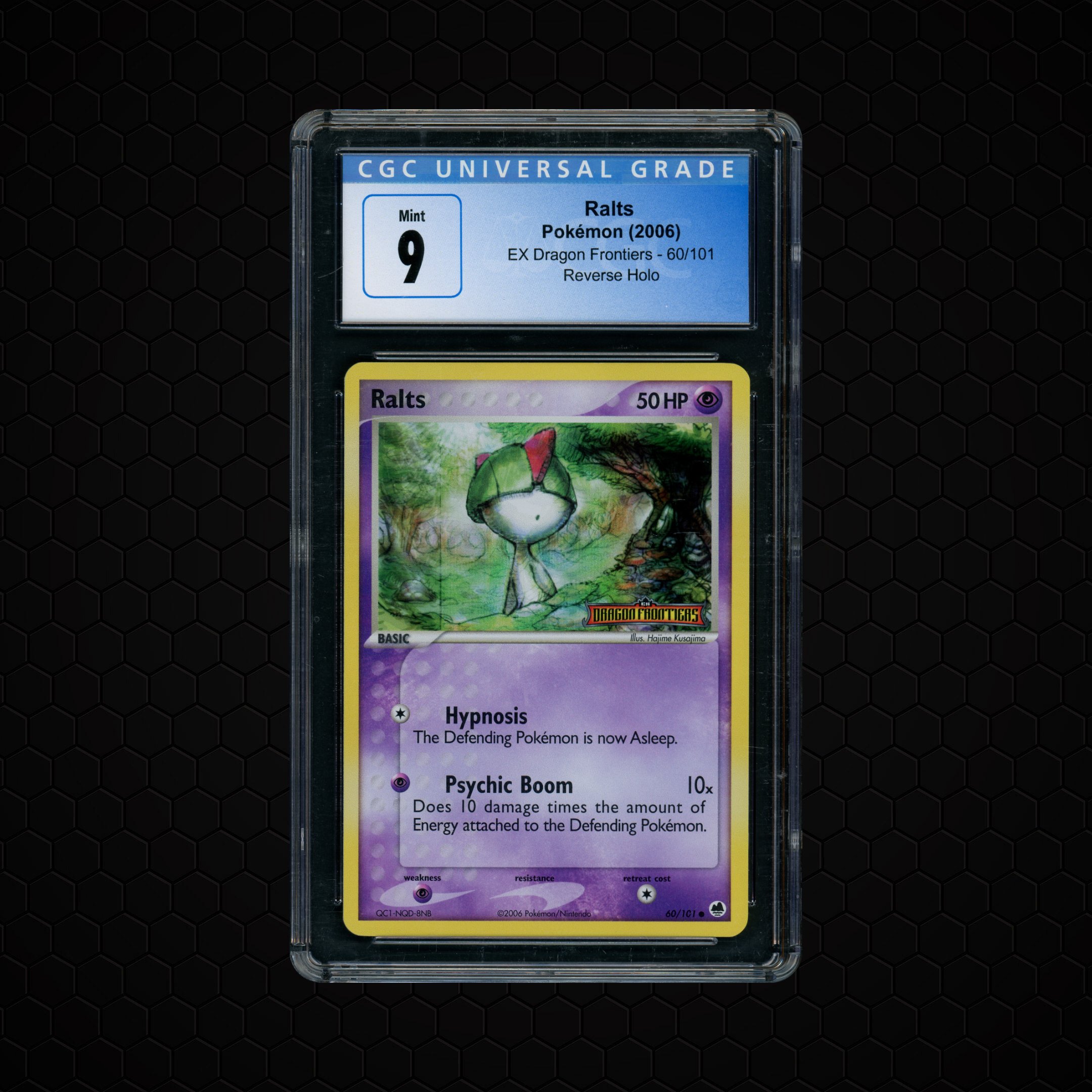 2006 EX Dragon Frontiers Ralts #60 CGC 9