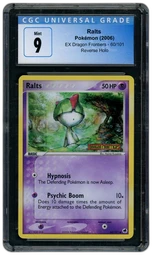 2006 EX Dragon Frontiers Ralts #60 CGC 9 on Beezie.