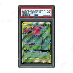 2019 Team Up Celebi & Venusaur GX #159 PSA 9 on Beezie.
