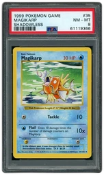 1999 Game Shadowless Magikarp #35 PSA 8 on Beezie.