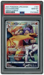 2021 Japanese VMAX Climax Charizard #187 PSA 10 on Beezie.