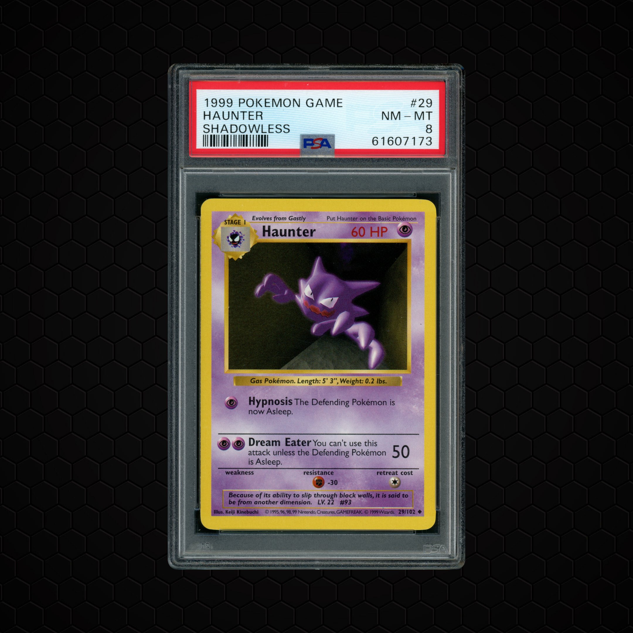 1999 Game Shadowless Haunter #29 PSA 8
