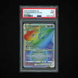 2022 Pokemon GO Dragonite VSTAR #81 PSA 9 on Beezie.