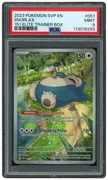 2023 Black Star Promo Snorlax #51 PSA 9 on Beezie.