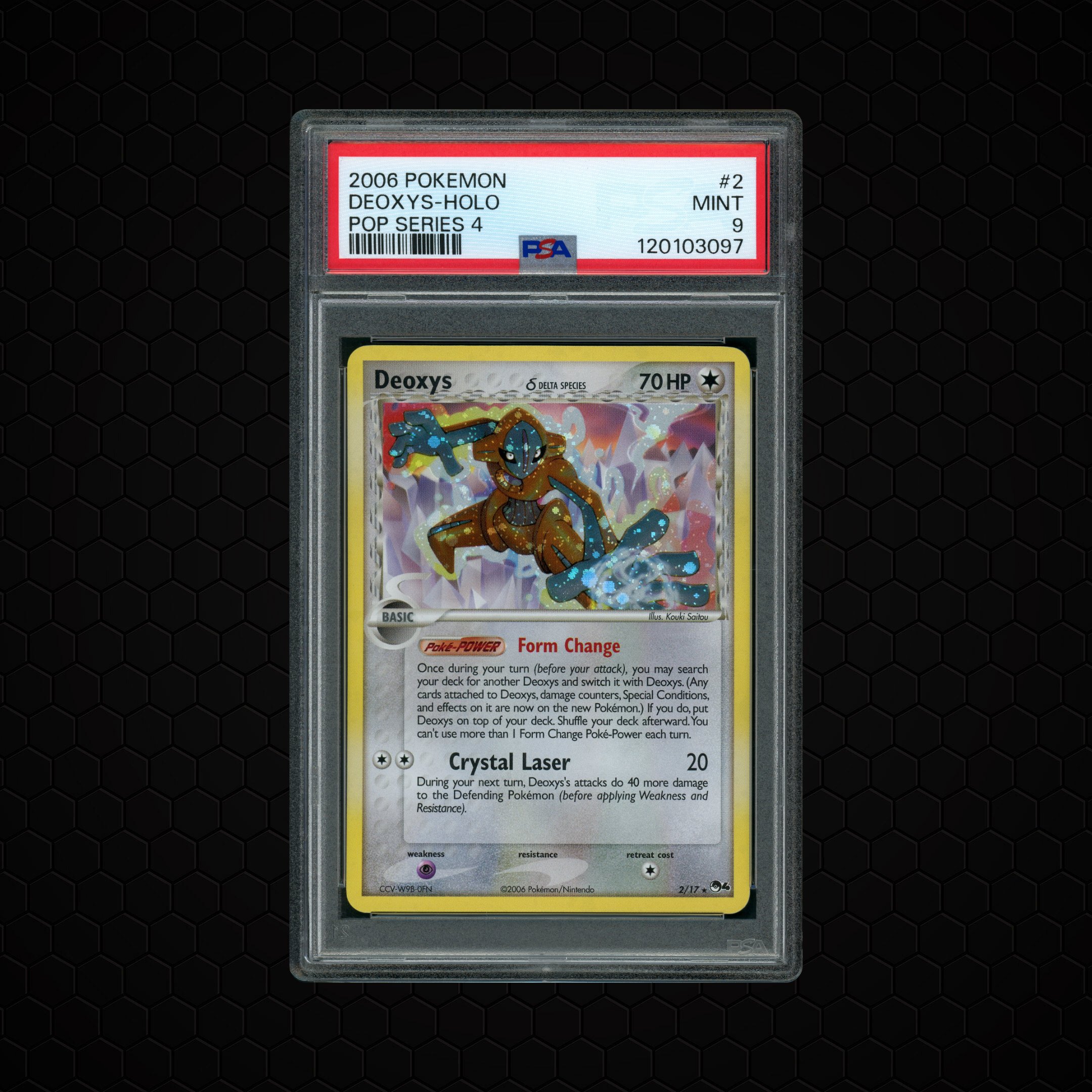 2006 Pop Series 4 Deoxys #2 PSA 9