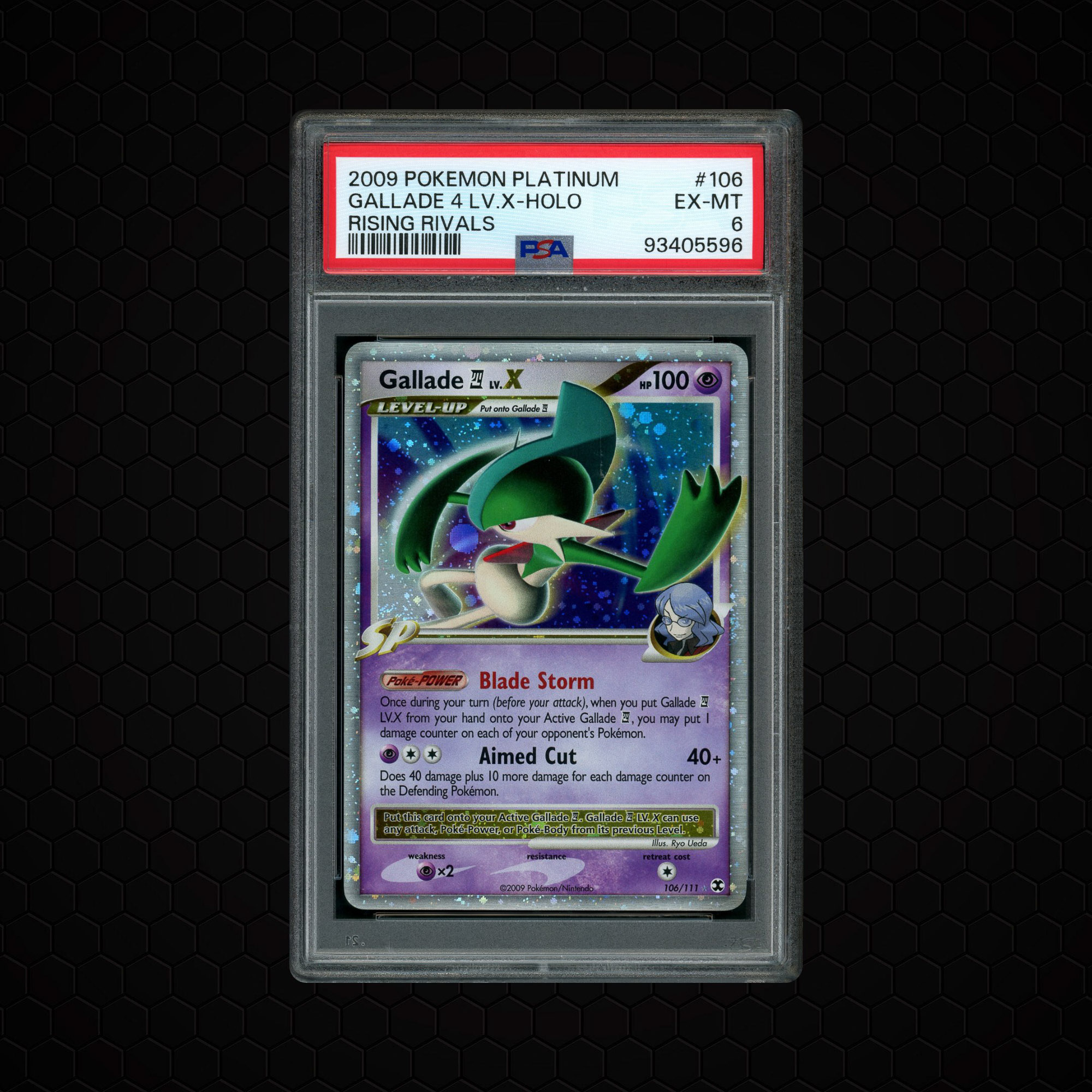 2009 Rising Rivals Gallade 4 LV. X #106 PSA 6