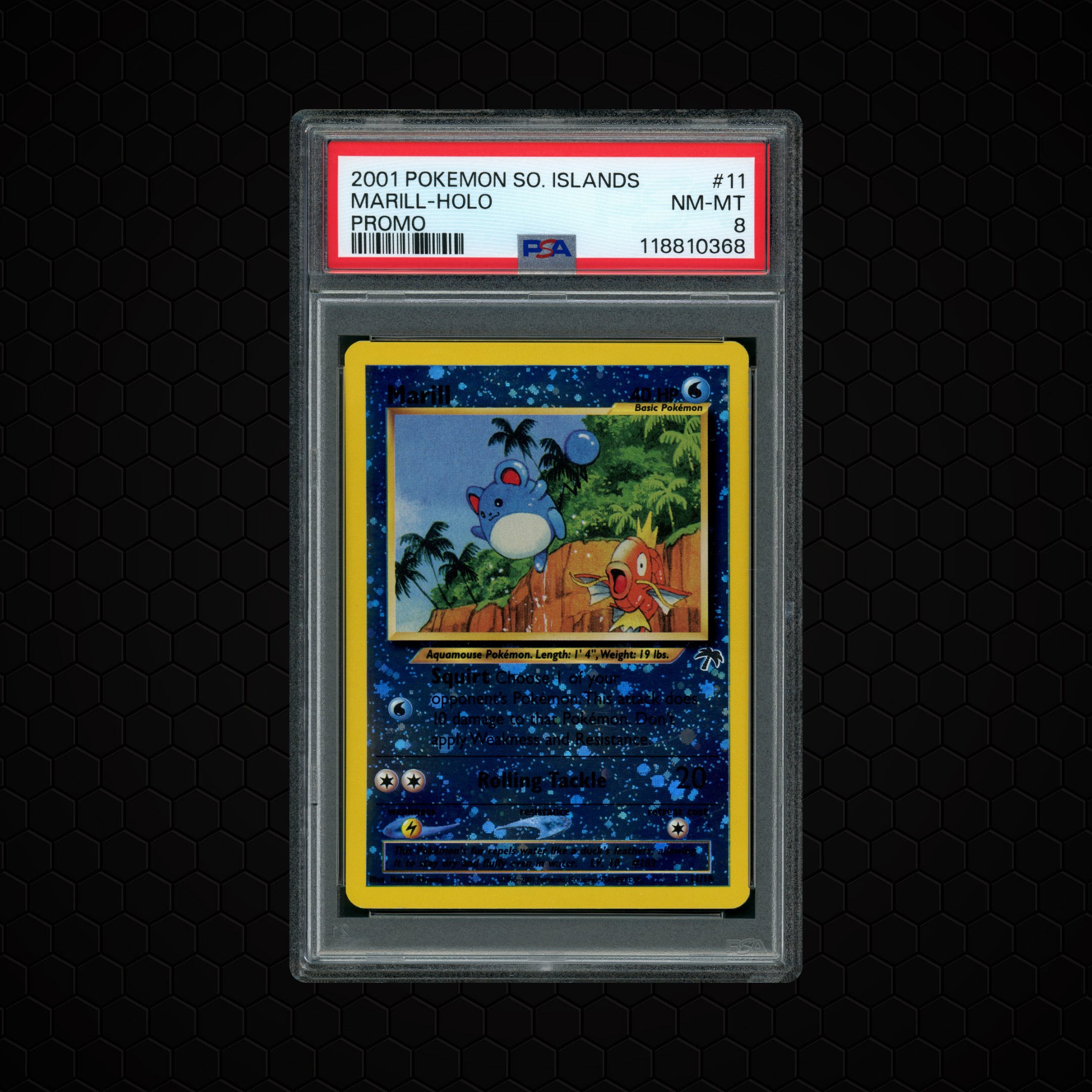 2001 Southern Islands Promo Marill #11 PSA 8