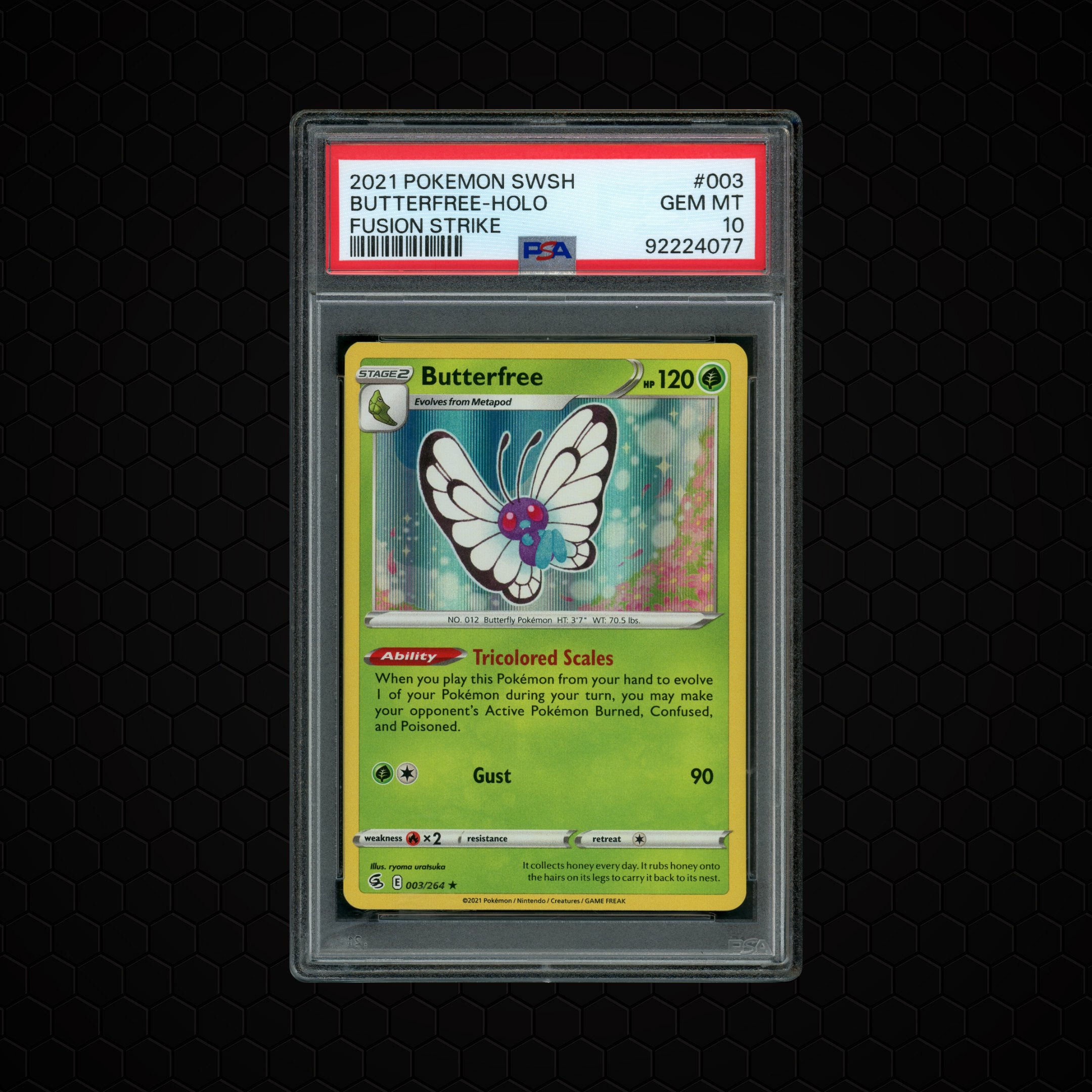 2021 Fusion Strike Butterfree #3 PSA 10
