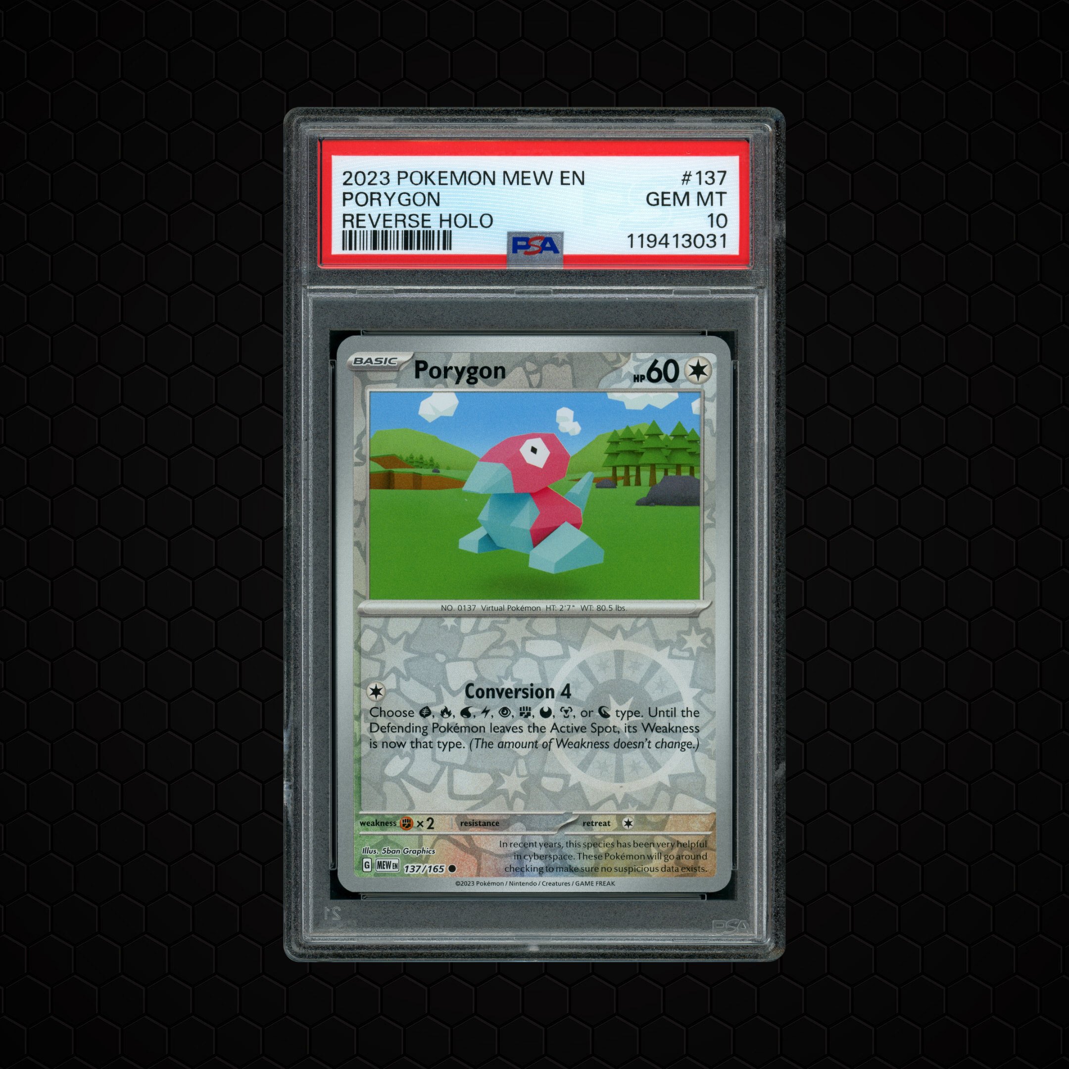 2023 Pokemon 151 Porygon #137 PSA 10