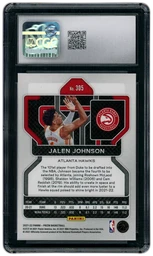2021-22 Panini Prizm Jalen Johnson #305 CGC 9 on Beezie.