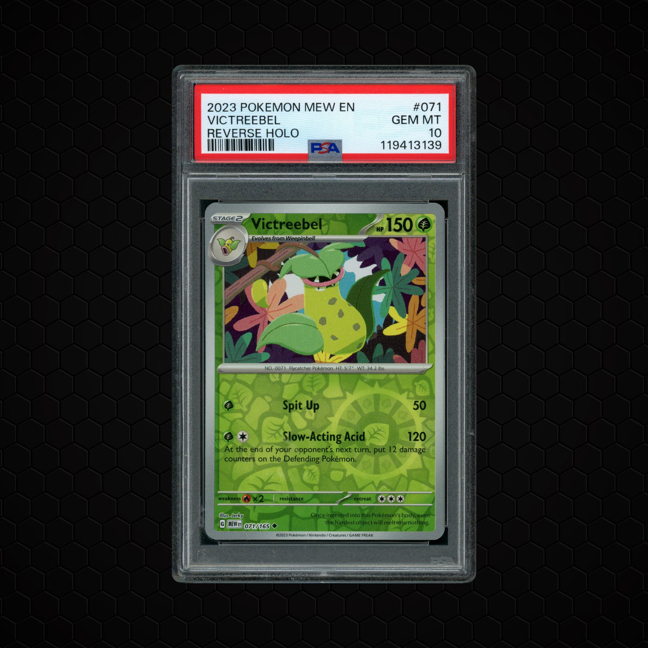 2023 Pokemon 151 Victreebel #71 PSA 10