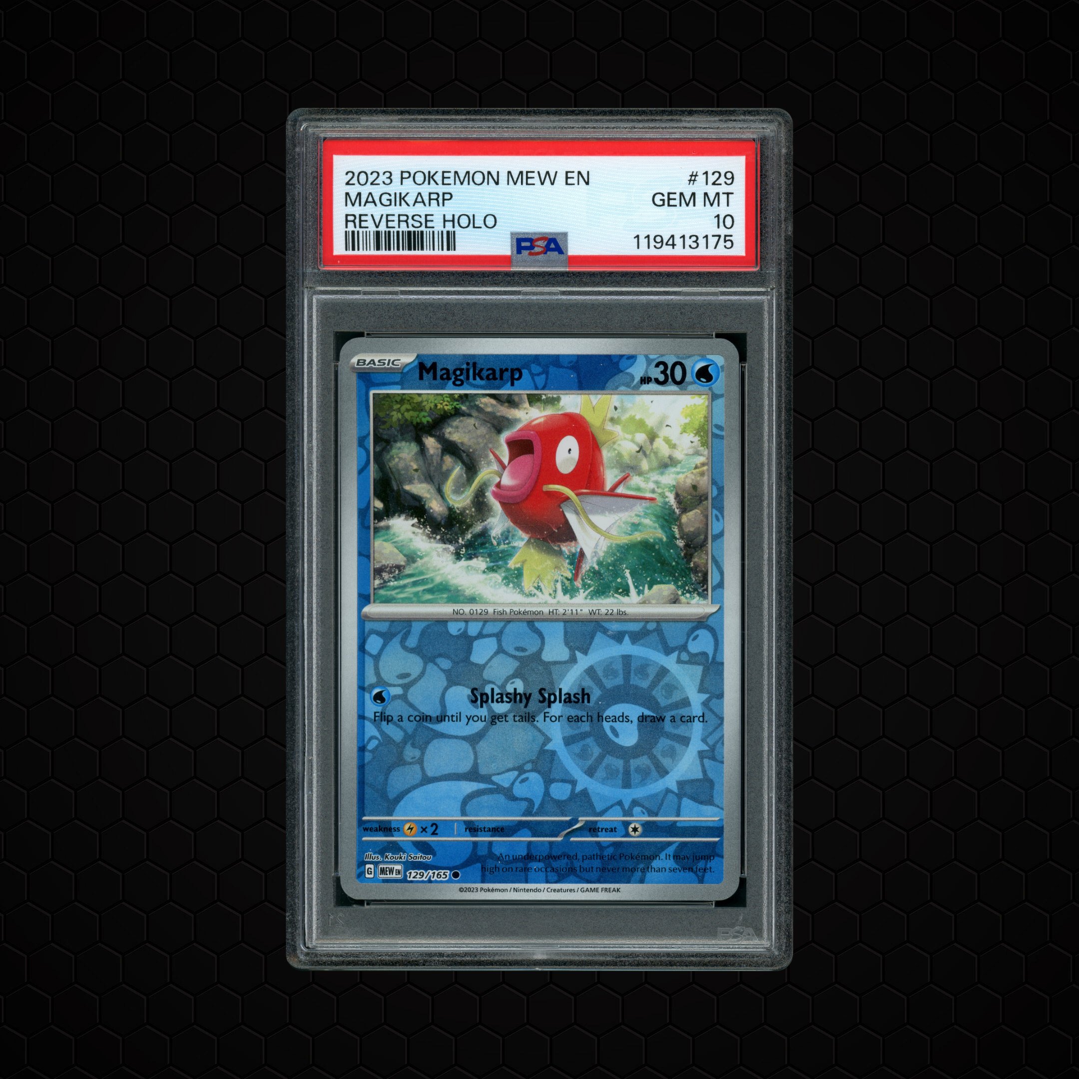 2023 Pokemon 151 Magikarp #129 PSA 10