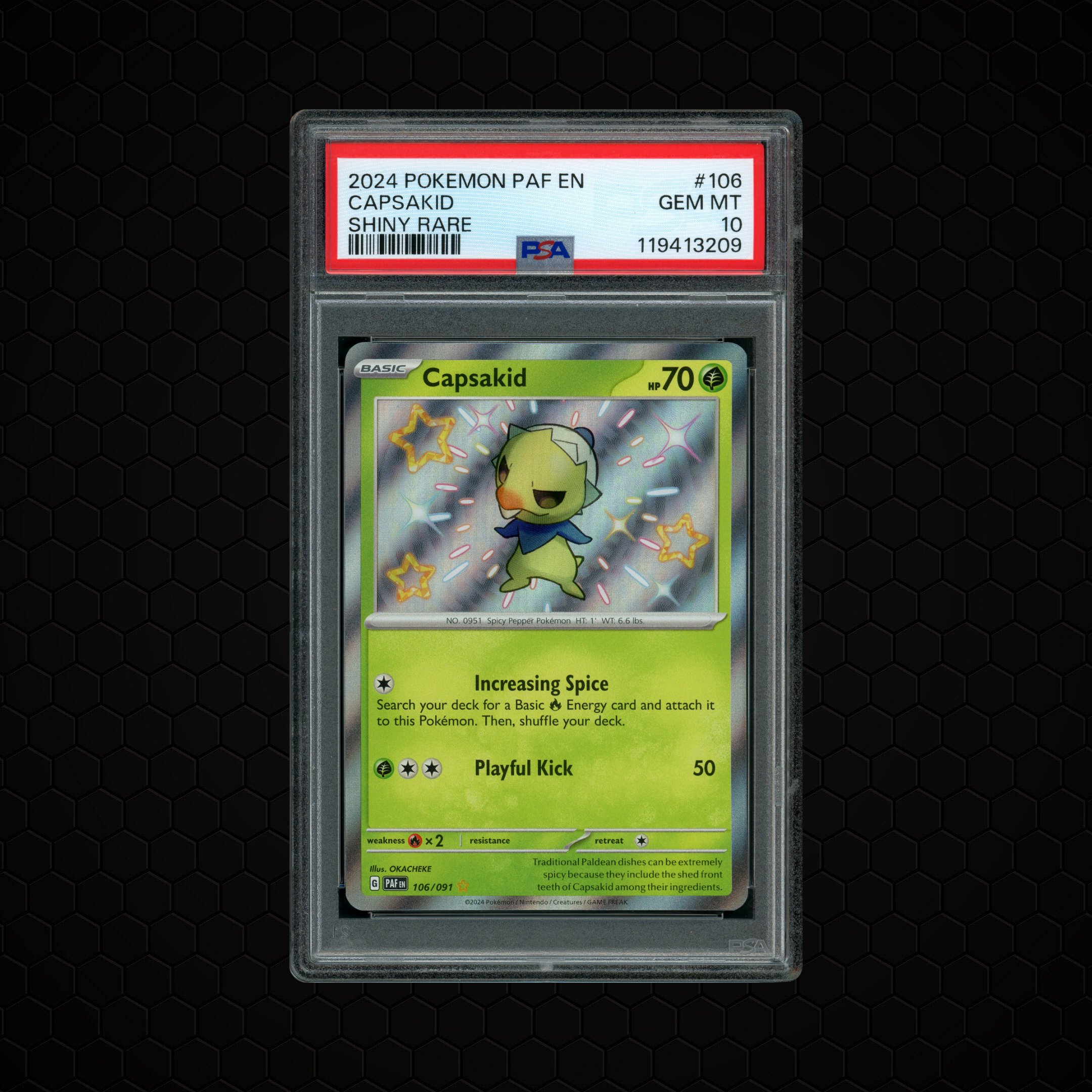 2024 Paldean Fates Capsakid #106 PSA 10
