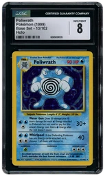 1999 Base Set Poliwrath #13 CGC 8 on Beezie.