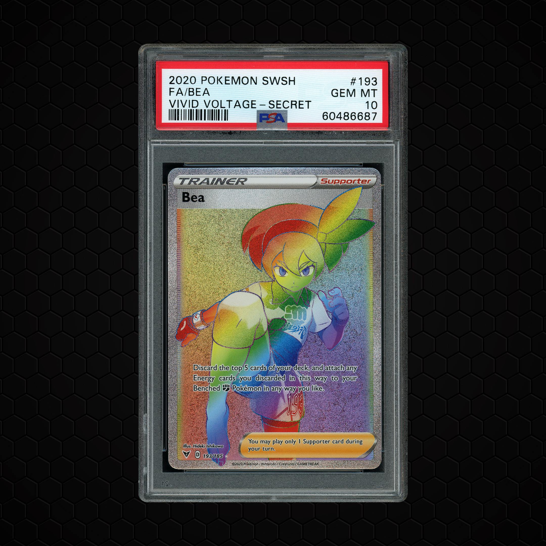 2020 Vivid Voltage Bea #193 PSA 10