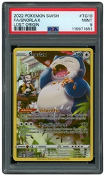 2022 Lost Origin Snorlax #TG10 PSA 9 on Beezie.