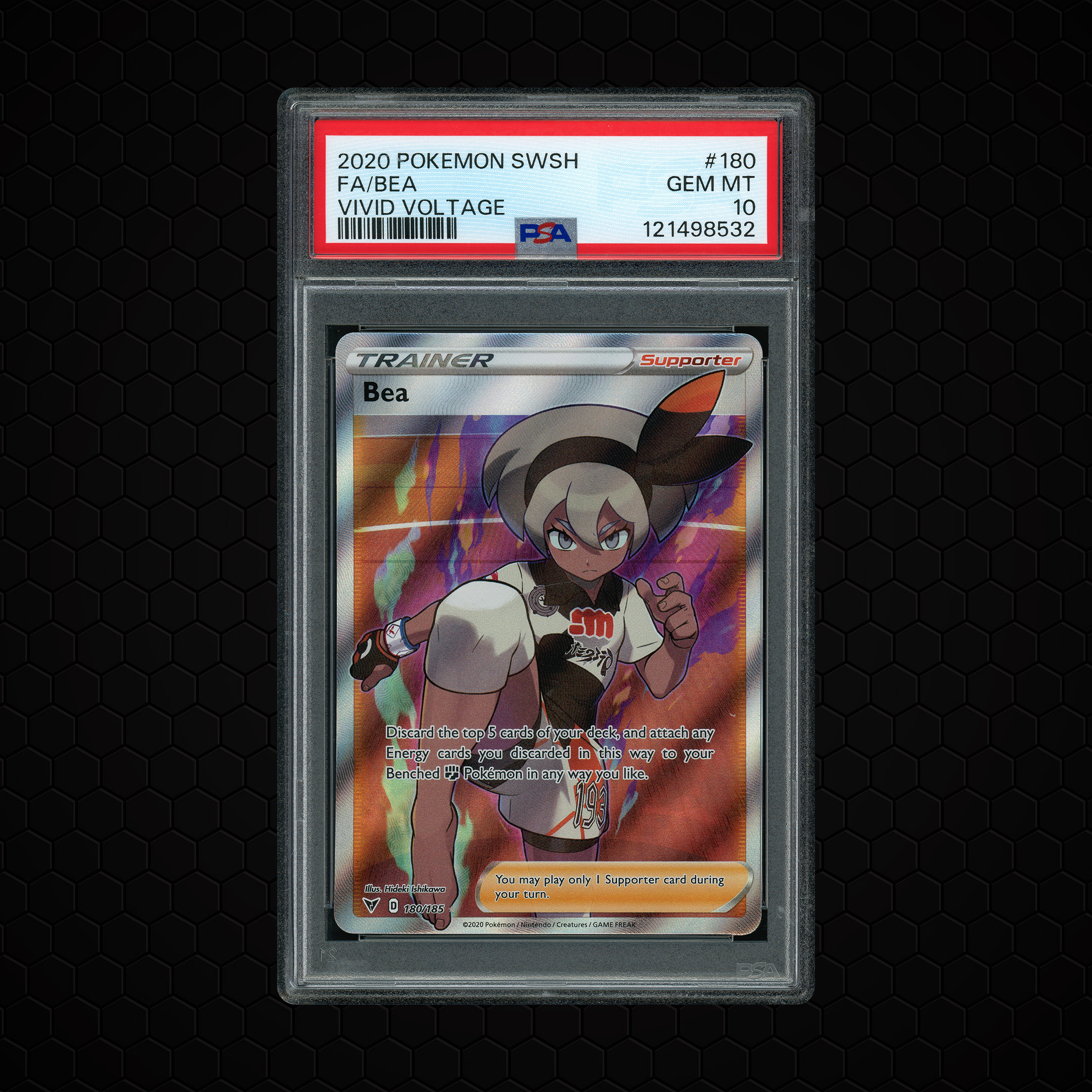 2020 Vivid Voltage Bea #180 PSA 10