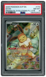 2025 Black Star Promo Eevee #173 PSA 8 on Beezie.