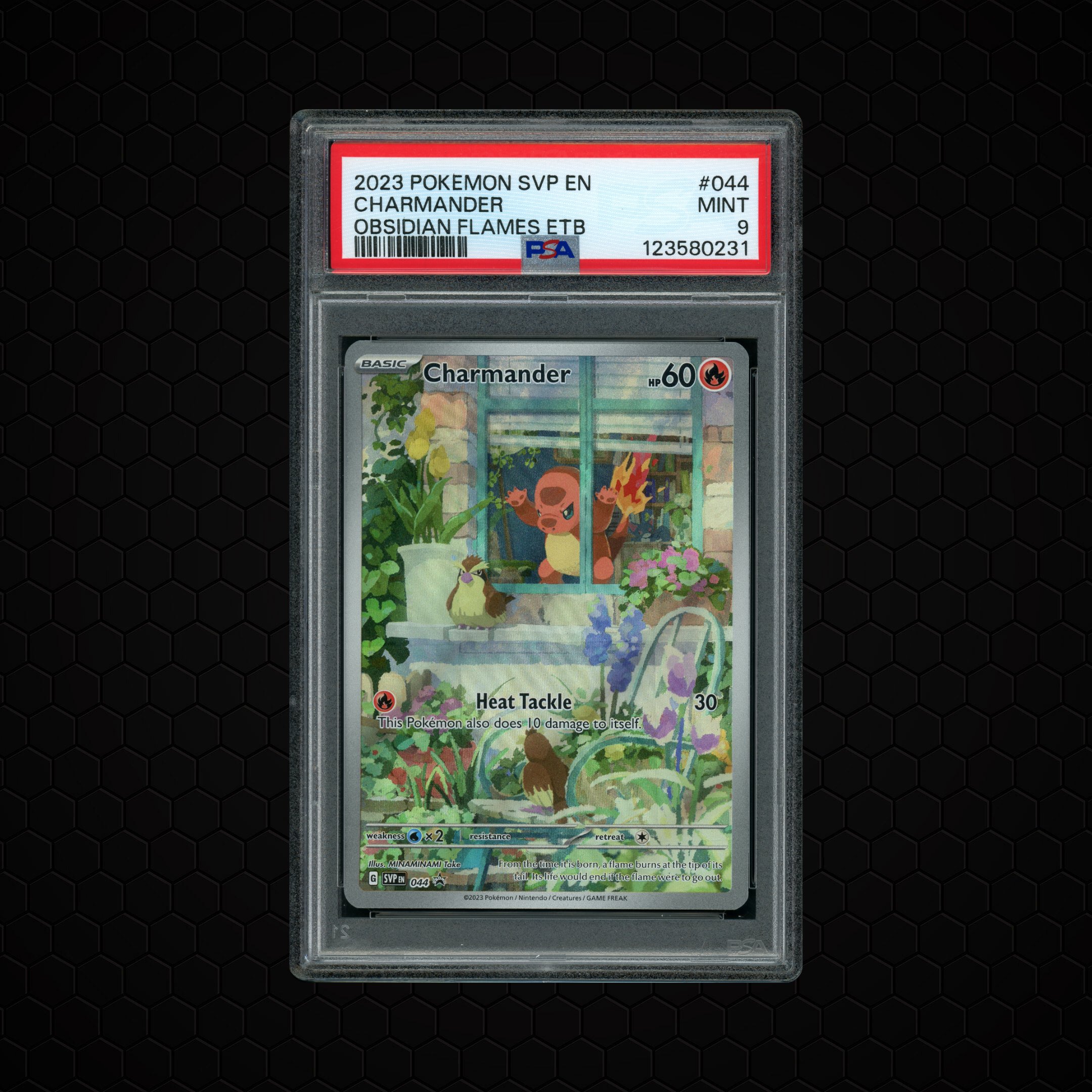 2023 Black Star Promo Charmander #44 PSA 9