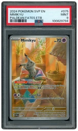 2024 Black Star Promo Mimikyu #75 PSA 9 on Beezie.
