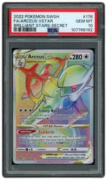 2022 Brilliant Stars Arceus VSTAR #176 PSA 10 on Beezie.