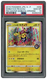 2019 Japanese Promo Shibuya's Pikachu #2 PSA 10 on Beezie.