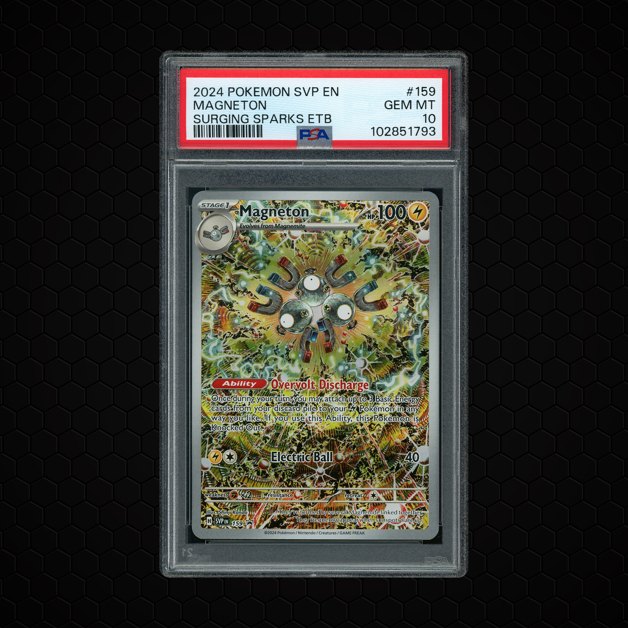 2024 Black Star Promo Magneton #159 PSA 10