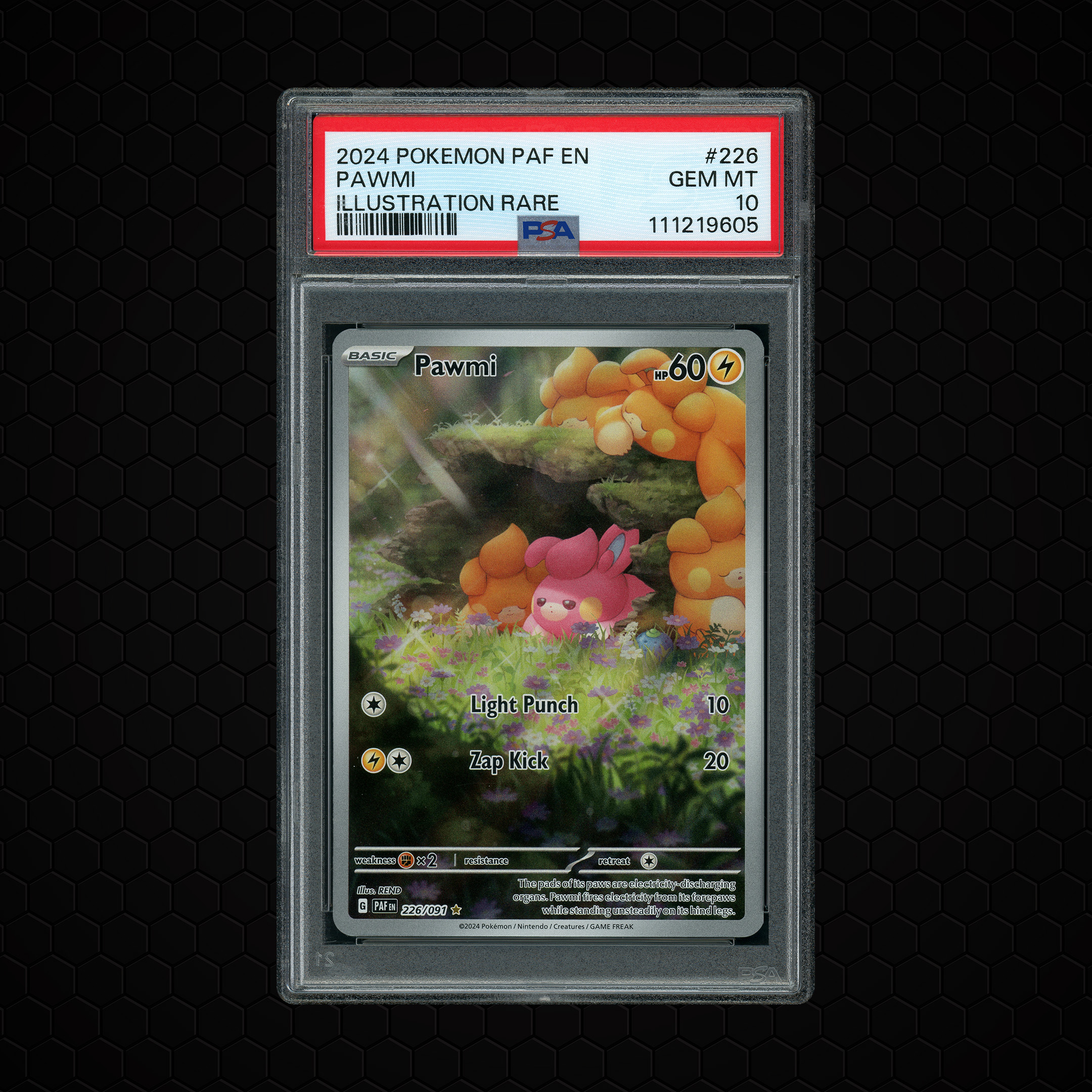 2024 Paldean Fates Pawmi #226 PSA 10