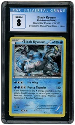 2016 Black Star Promo Black Kyurem #XY160 CGC 8 on Beezie.