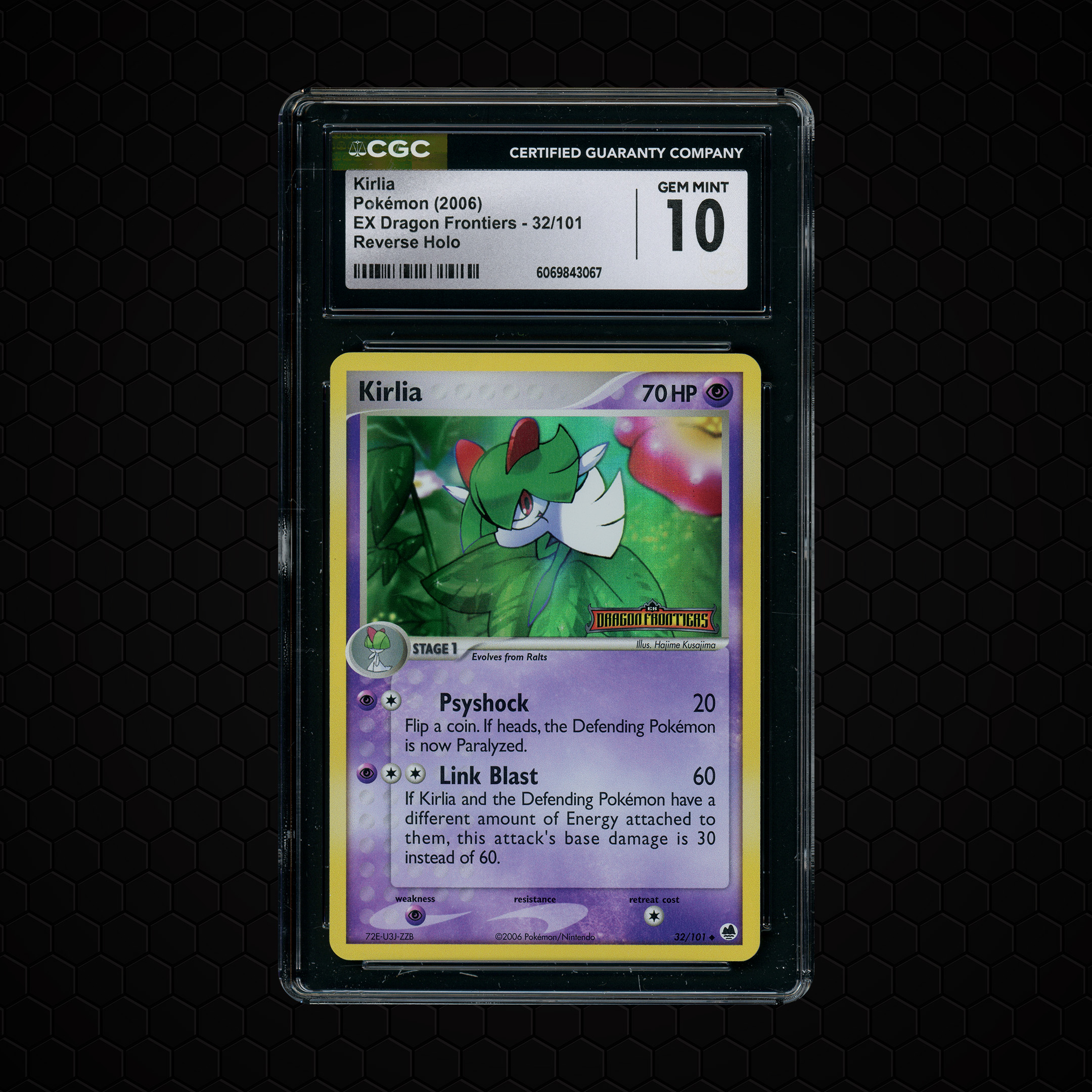 2006 EX Dragon Frontiers Kirlia #32 CGC 10