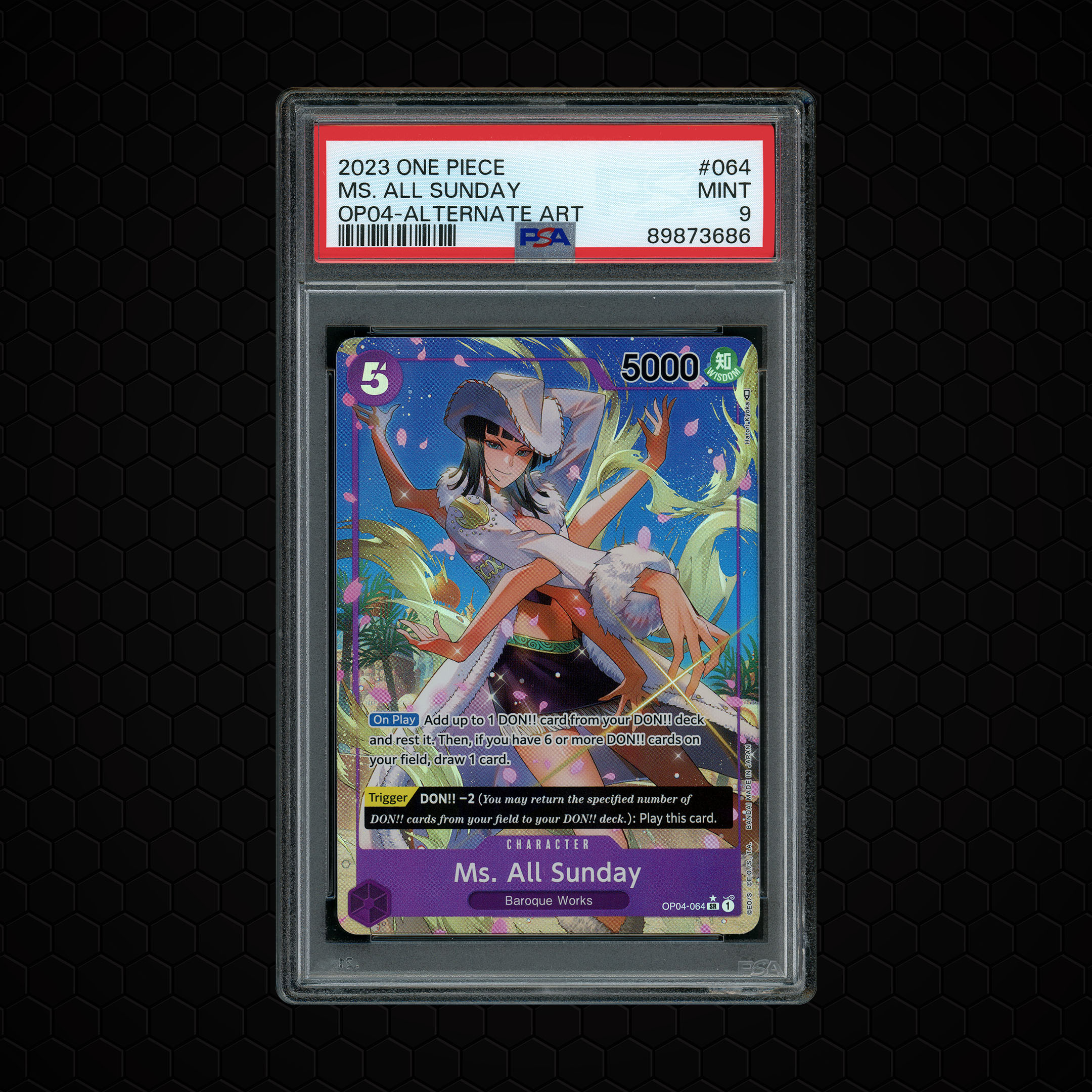 2023 Kingdoms of Intrigue Ms. All Sunday #OP04-064 PSA 9
