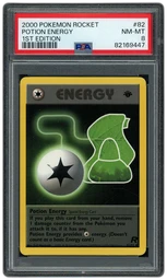 2000 Team Rocket 1st Edition Potion Energy #82 PSA 8 on Beezie.