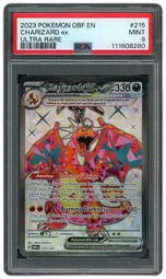 2023 Obsidian Flames Charizard EX #215 PSA 9 on Beezie.