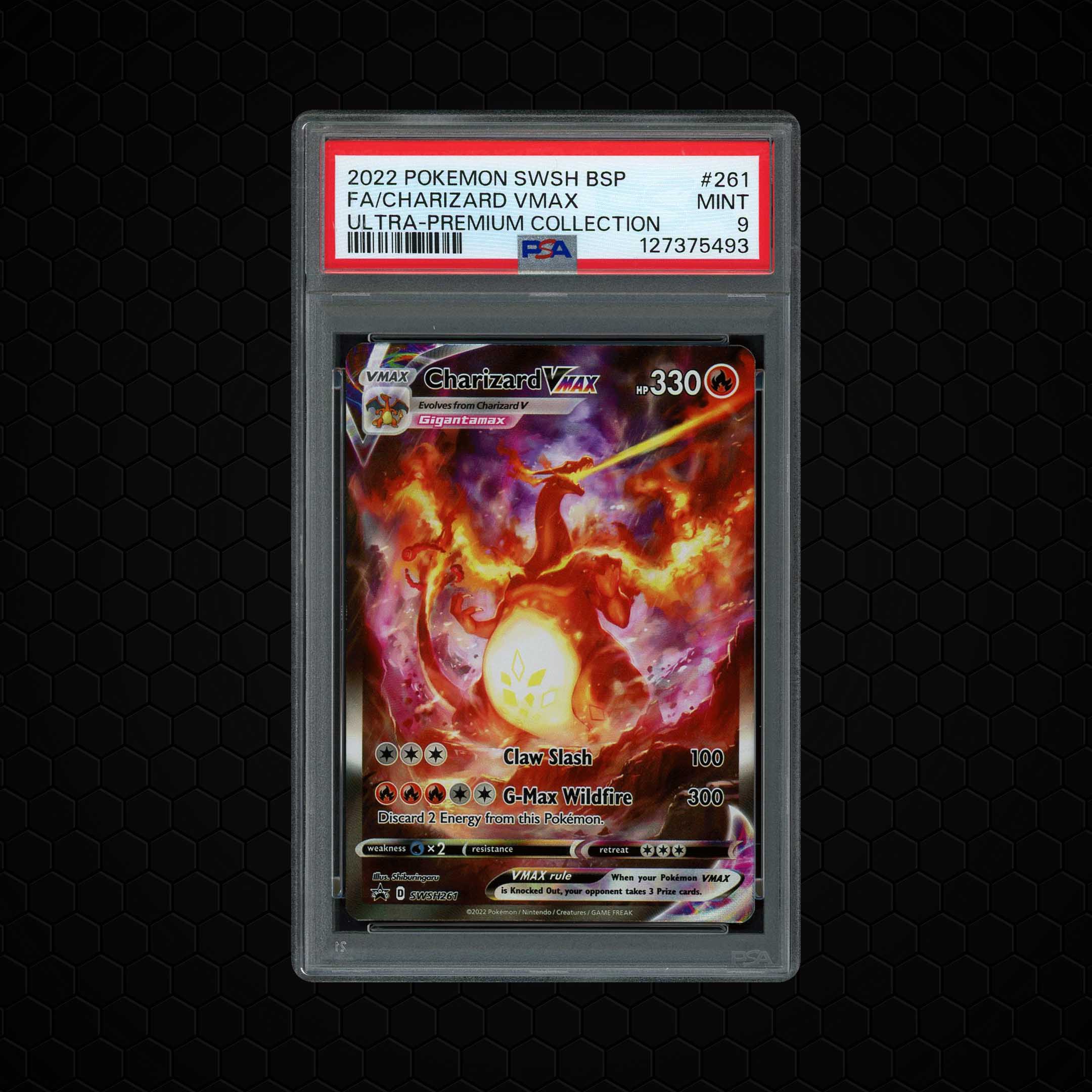 2022 Black Star Promo Charizard VMAX #261 PSA 9