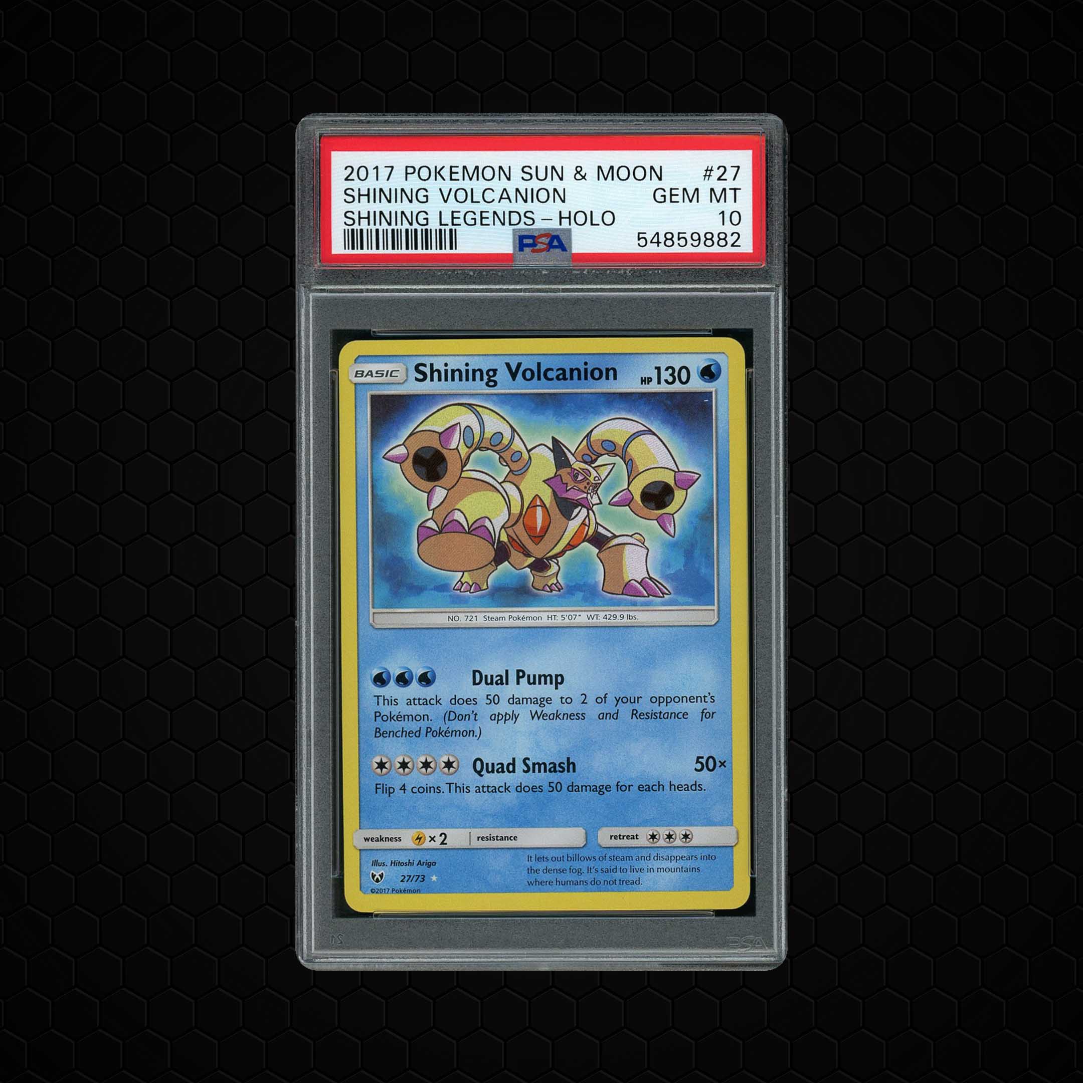 2017 Shining Legends Shining Volcanion #27 PSA 10