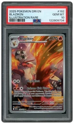 2025 Destined Rivals Blaziken #192 PSA 10 on Beezie.