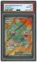 2023 Pokemon 151 Golem EX #189 PSA 10 on Beezie.